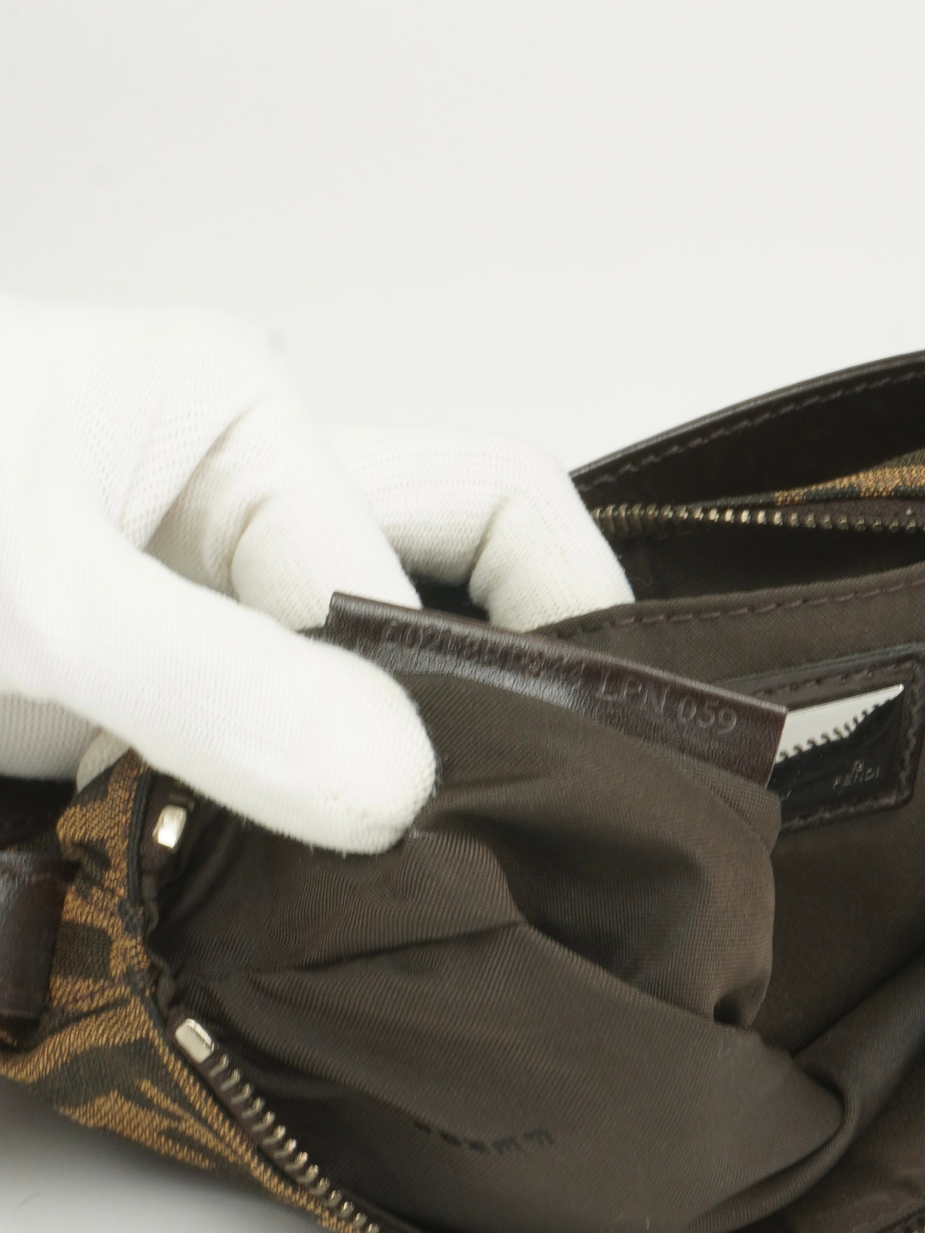 FENDI ZUCCA SHOULDER BAG