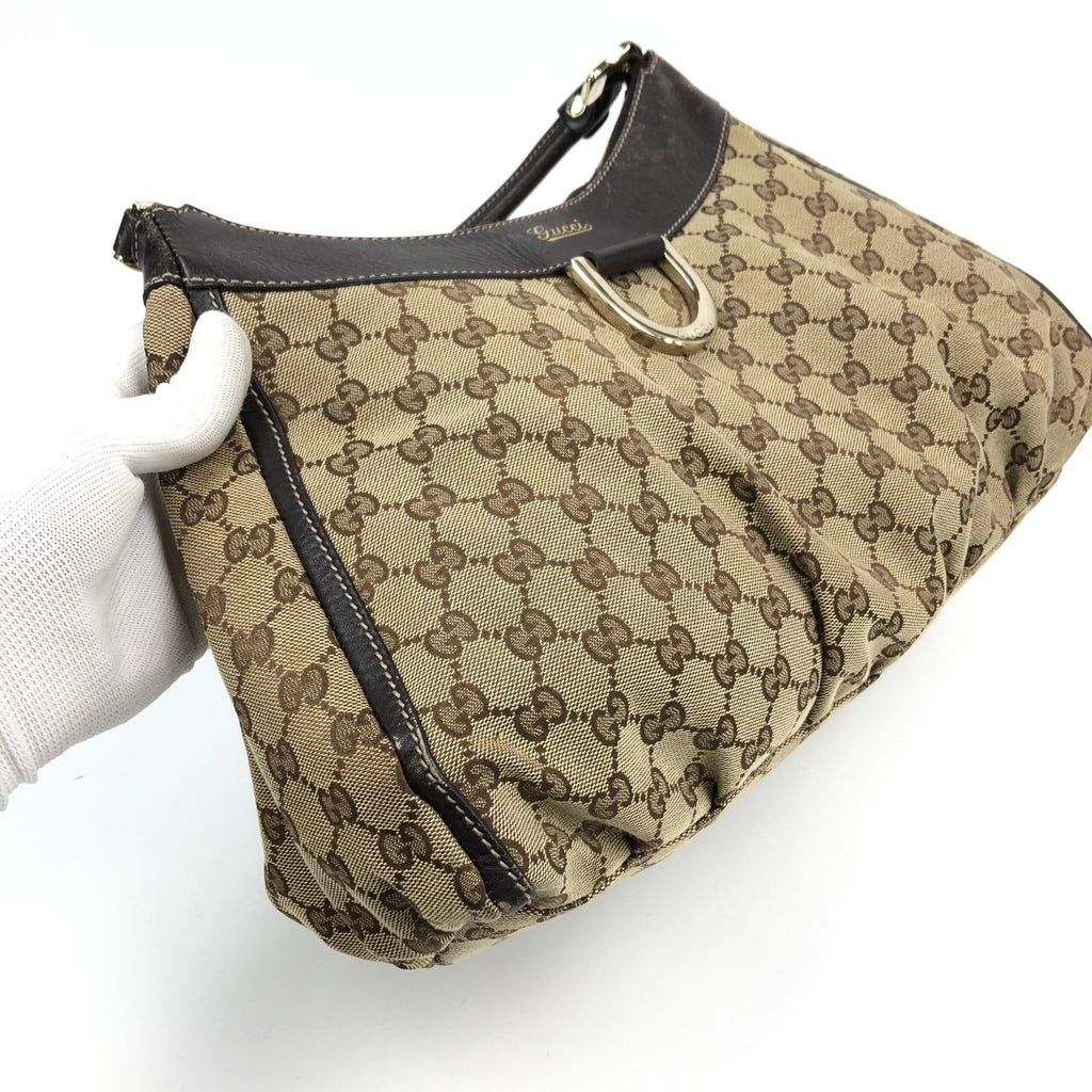 GUCCI MONOGRAM ABBEY SHOULDER BAG