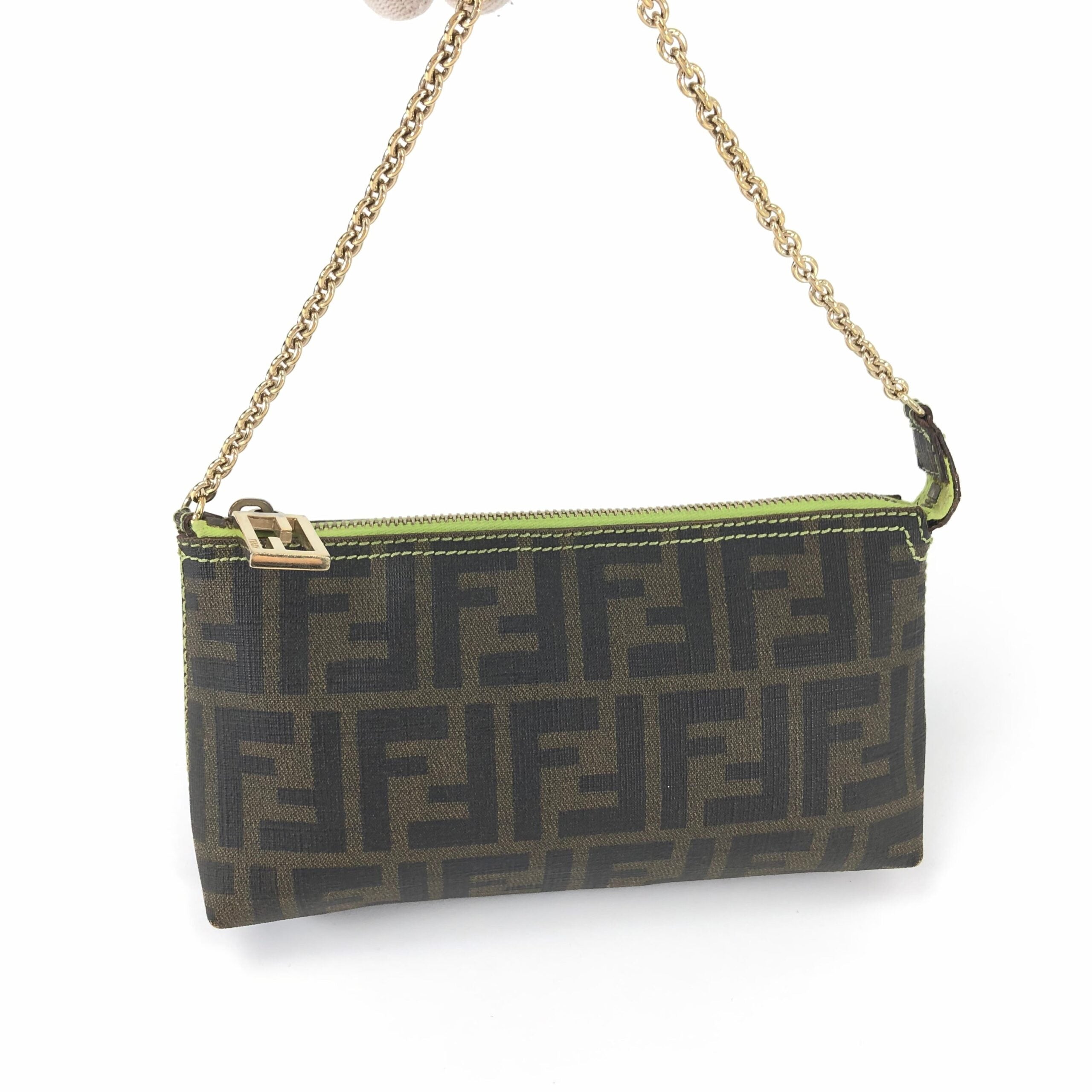 FENDI ZUCCA CHAIN BAG