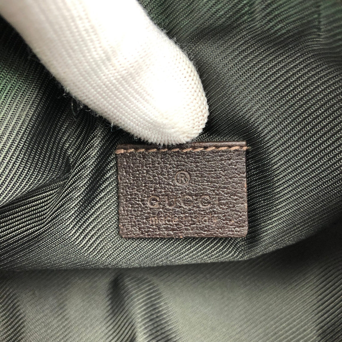 GUCCI MONOGRAM SHOULDER BAG