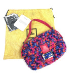 FENDI CROCHET BAGUETTE SHOULDER BAG