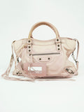 BALENCIAGA LIZARD EMBOSSED CITY BAG