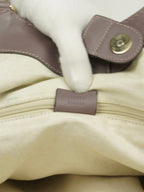 GUCCI MONOGRAM LEATHER SUKEY BAG