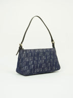 FENDI DENIM ZUCCA SHOULDER BAG