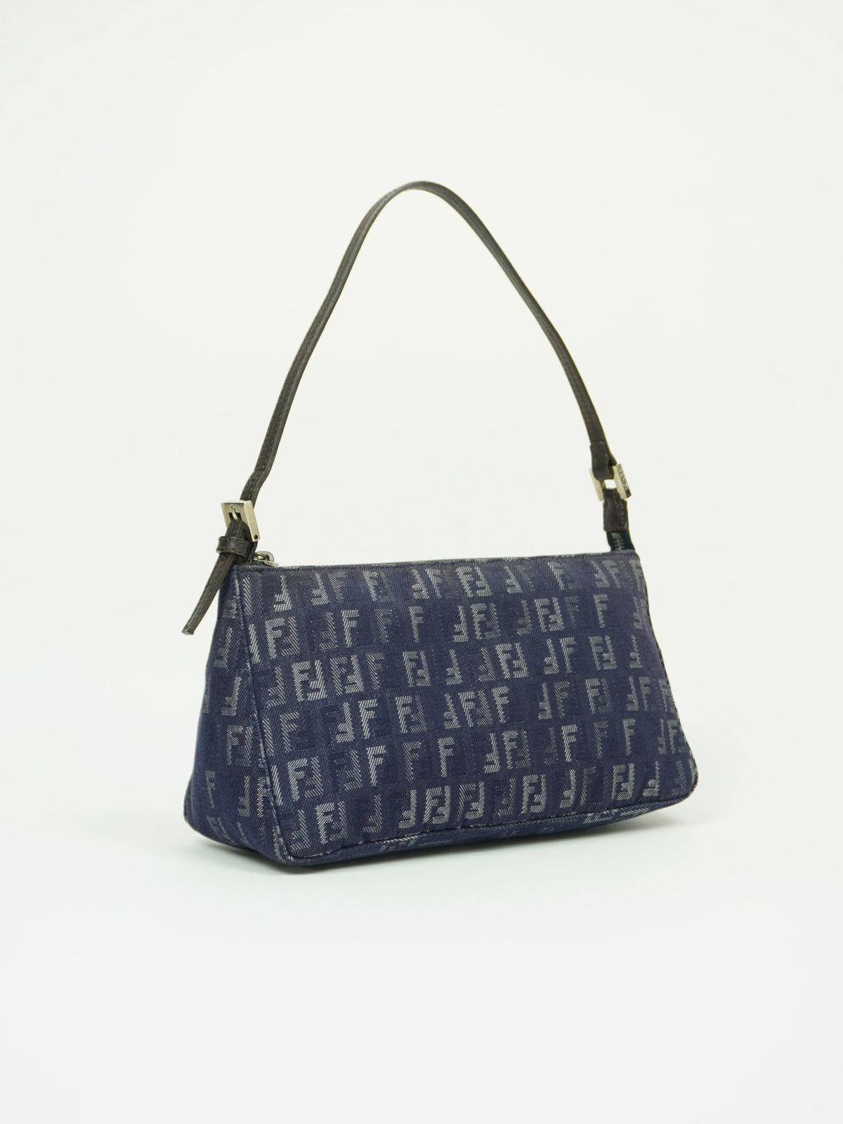 FENDI DENIM ZUCCA SHOULDER BAG