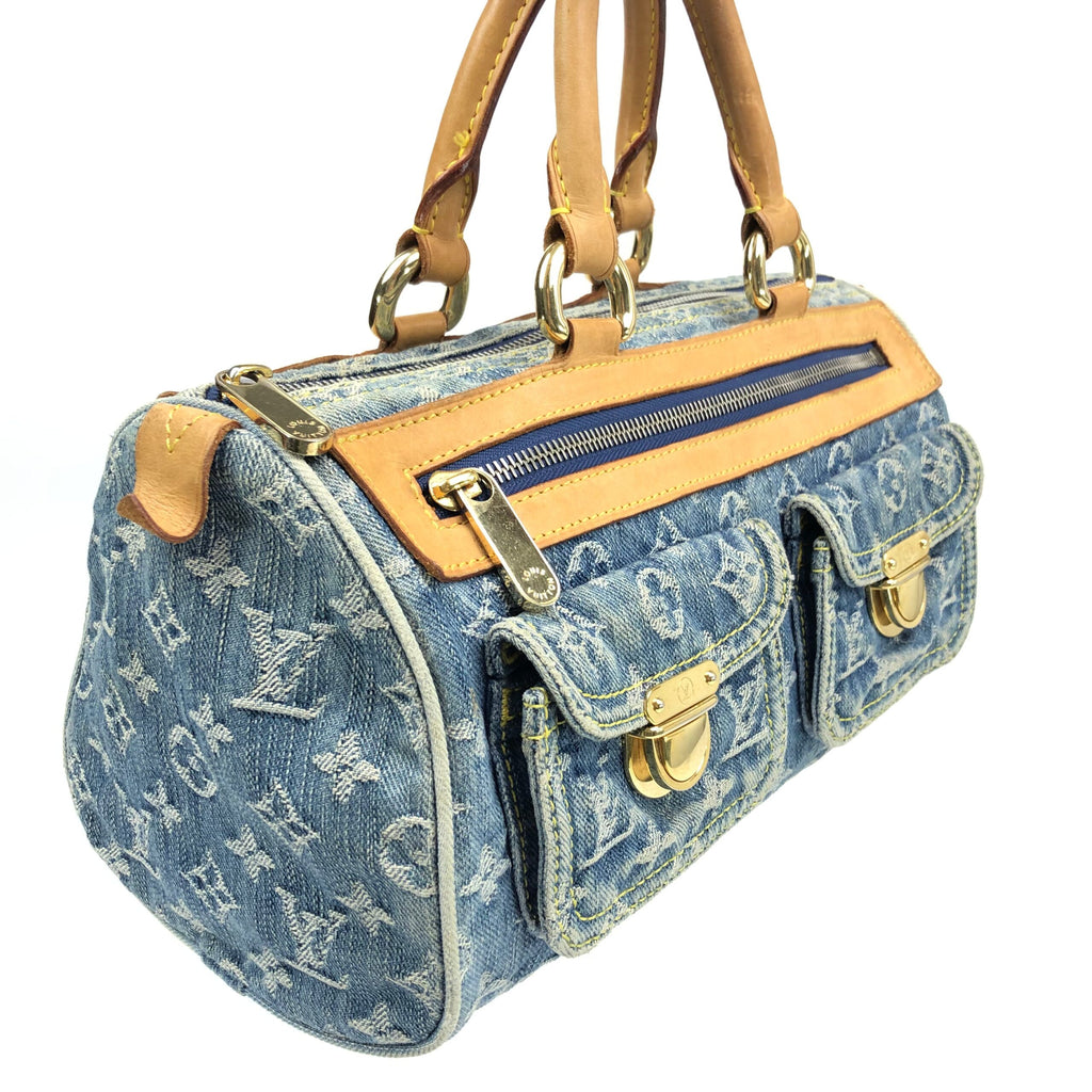 LOUIS VUITTON NEO SPEEDY DENIM BAG
