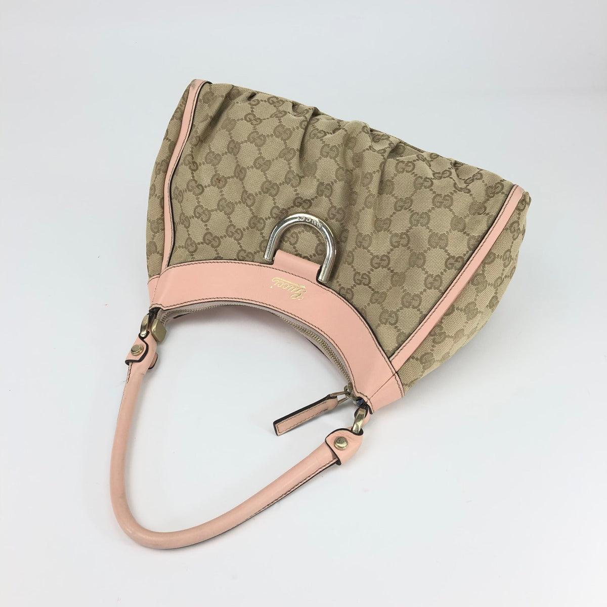 GUCCI ABBEY MONOGRAM SHOULDER BAG