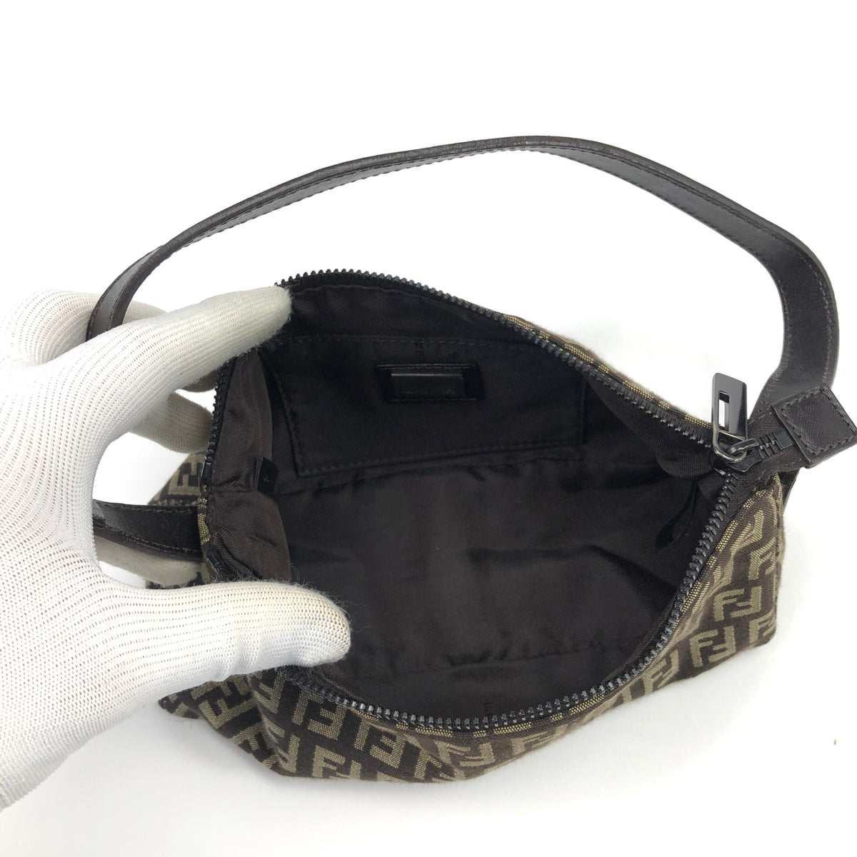FENDI ZUCCA SHOULDER BAG