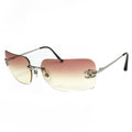 CHANEL RIMLESS SUNGLASSES