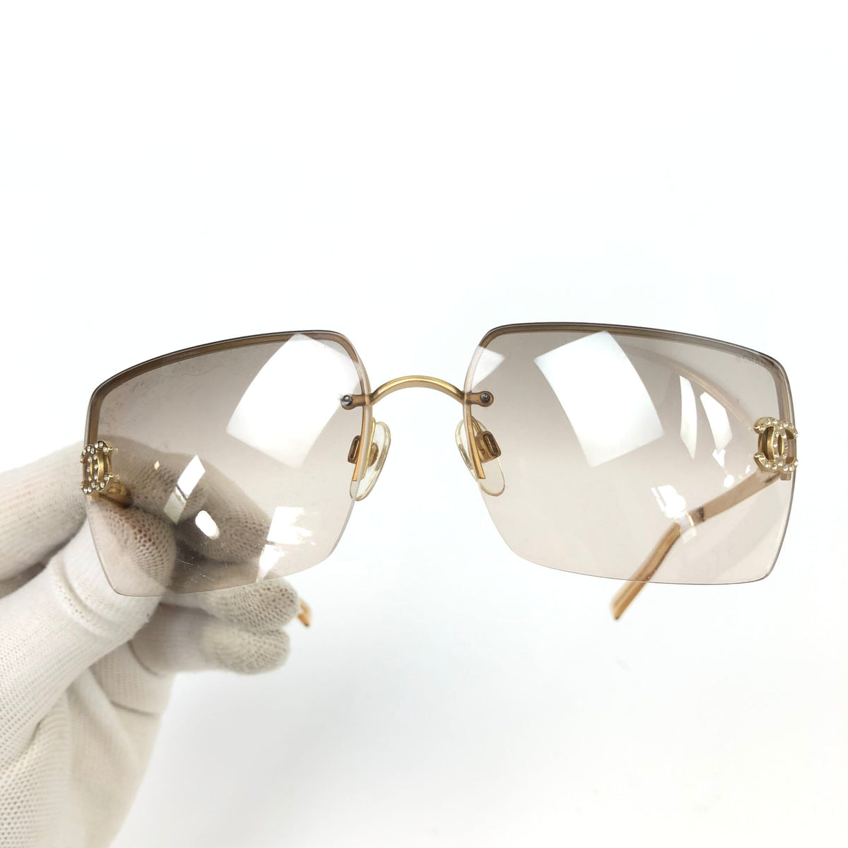CHANEL RIMLESS SUNGLASSES