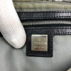 FENDI CASHMERE WOOL BAGUETTE SHOULDER BAG