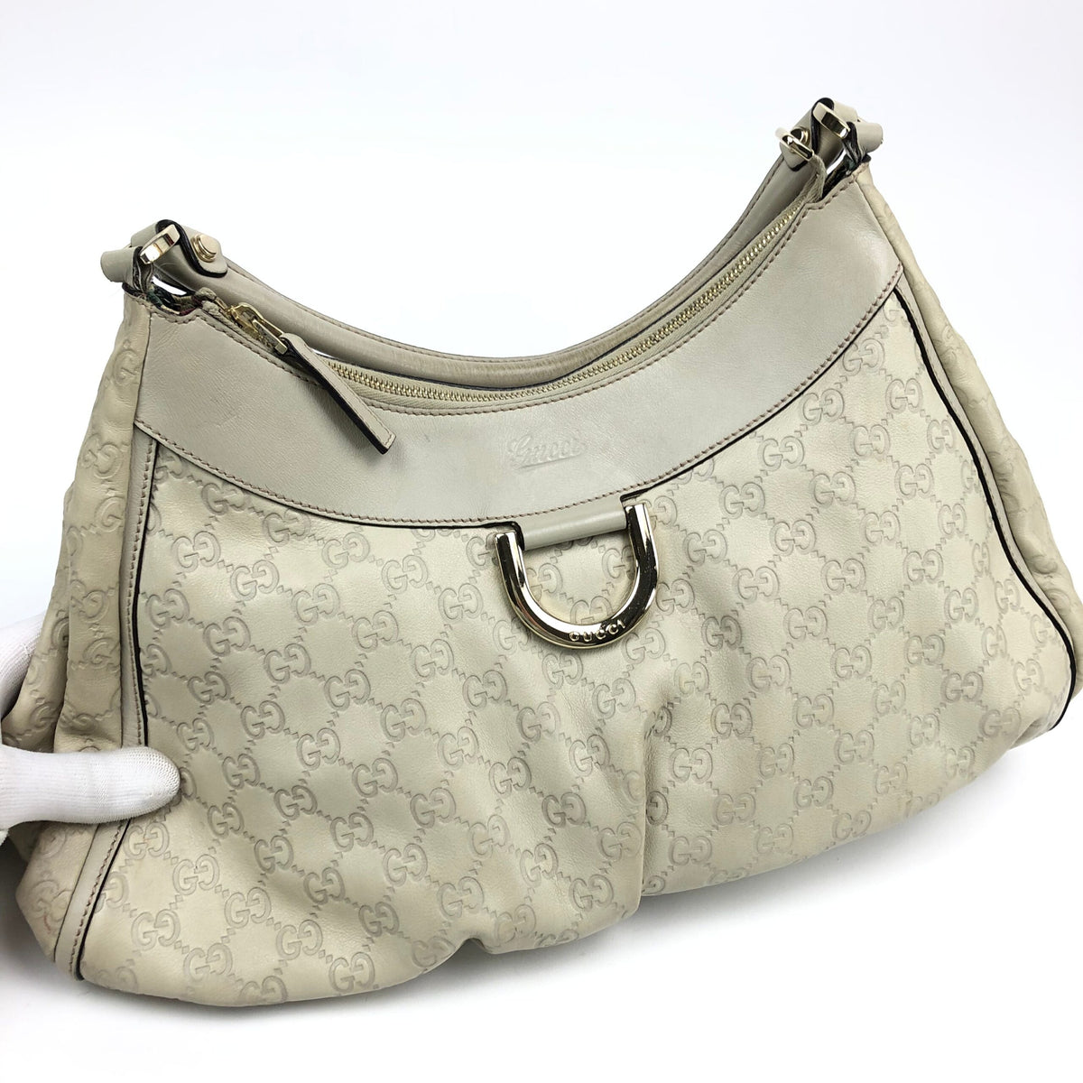GUCCI MONOGRAM ABBEY SHOULDER BAG