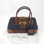 CHRISTIAN DIOR STREET CHIC CROCODILE DENIM BAG