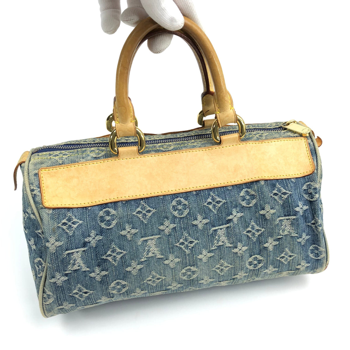 LOUIS VUITTON NEO SPEEDY DENIM BAG