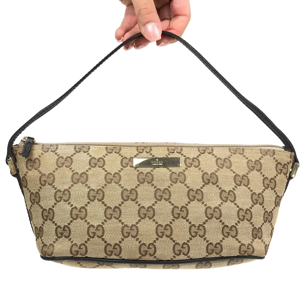 GUCCI MONOGRAM SHOULDER BAG