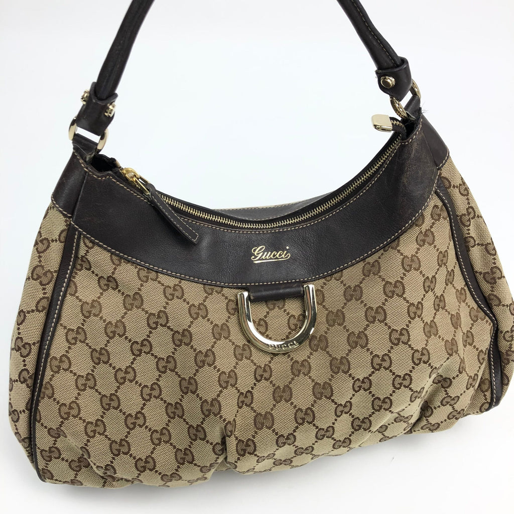 GUCCI MONOGRAM ABBEY SHOULDER BAG