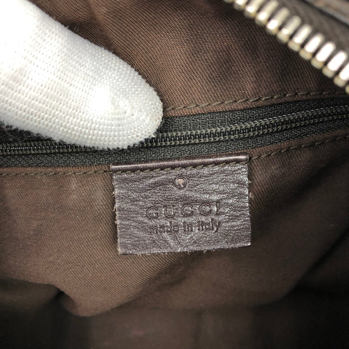 GUCCI MONOGRAM ABBEY BAG