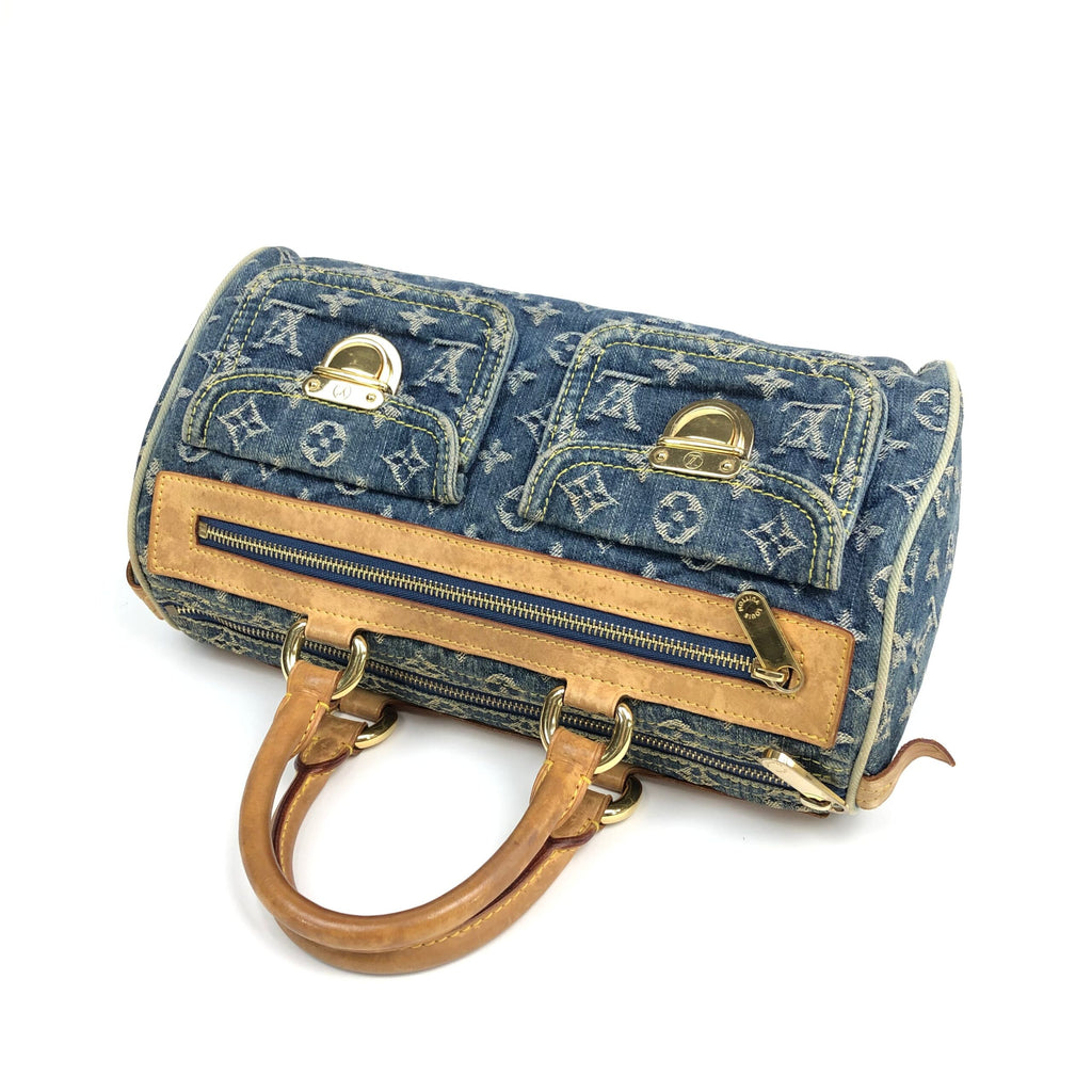 LOUIS VUITTON NEO SPEEDY DENIM BAG