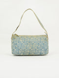 FENDI DENIM ZUCCA SHOULDER BAG