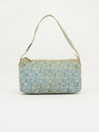 FENDI DENIM ZUCCA SHOULDER BAG