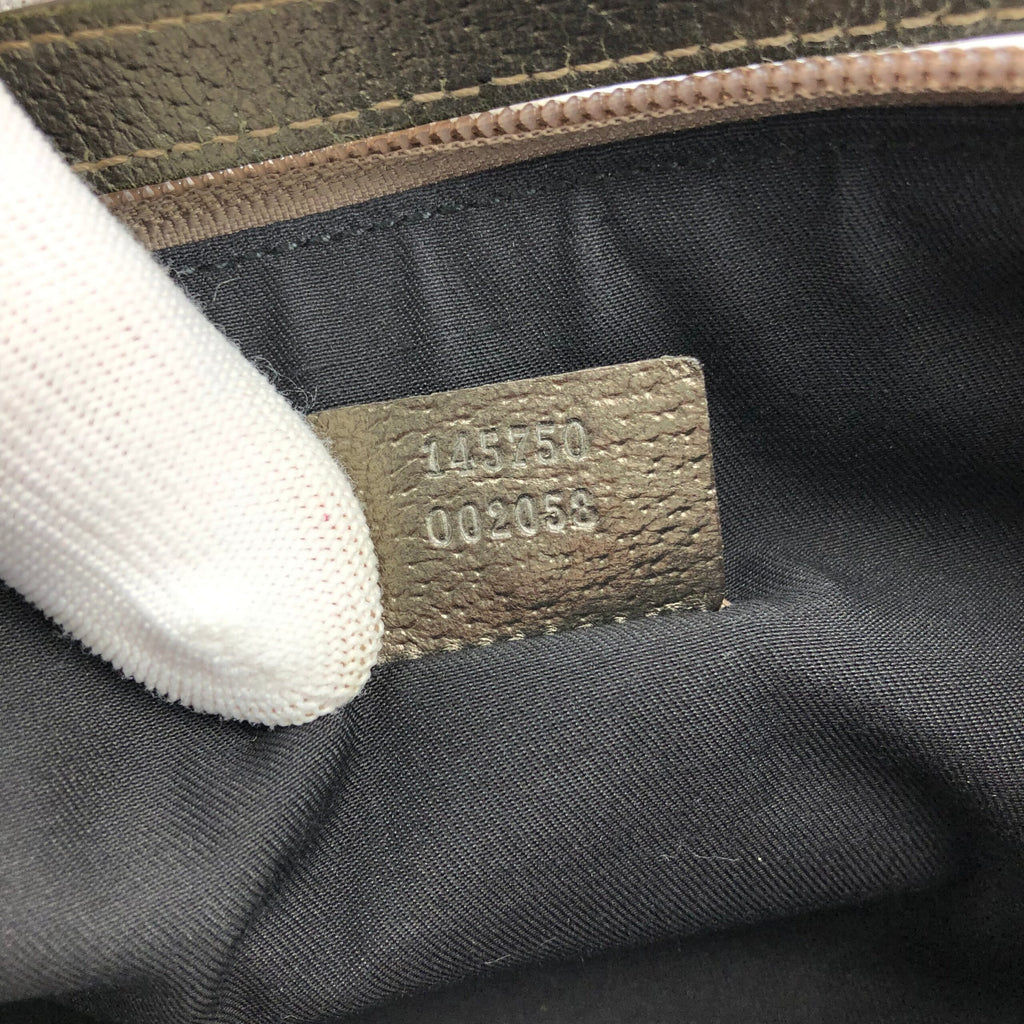 GUCCI MONOGRAM SHOULDER BAG