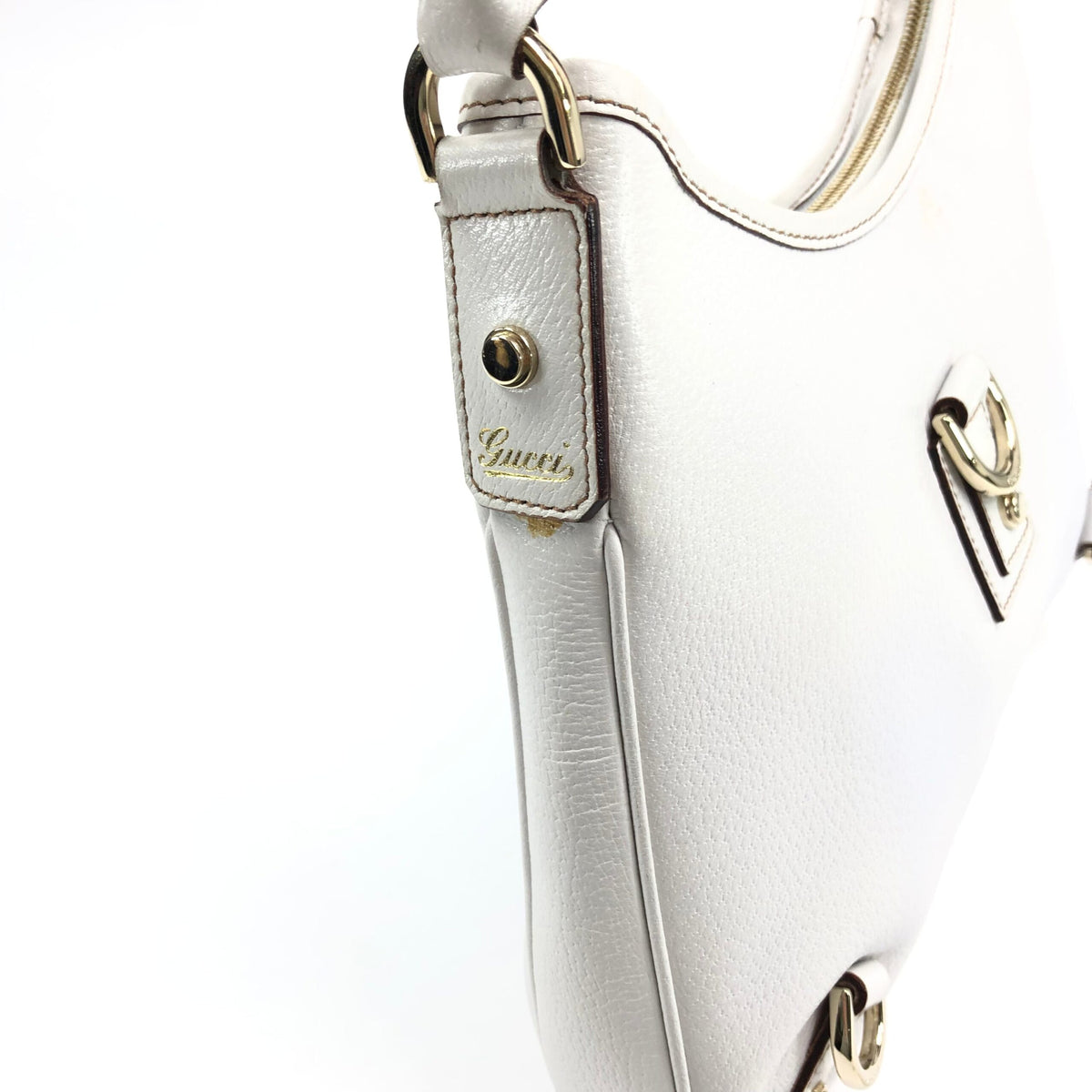 GUCCI LEATHER SHOULDER BAG