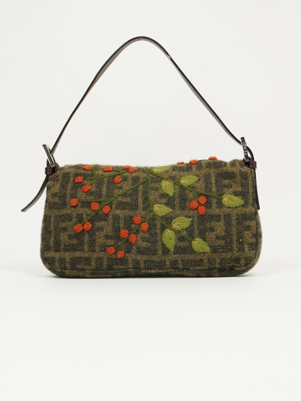 FENDI CASHMERE WOOL BAGUETTE