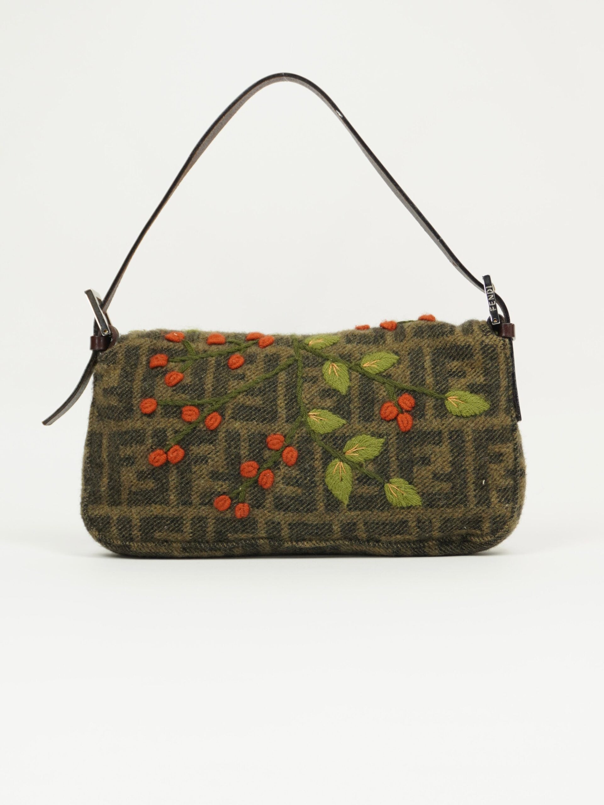 FENDI CASHMERE WOOL BAGUETTE