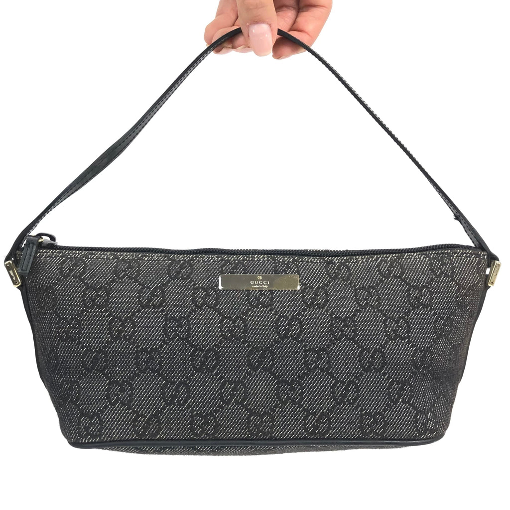 GUCCI MONOGRAM SHOULDER BAG