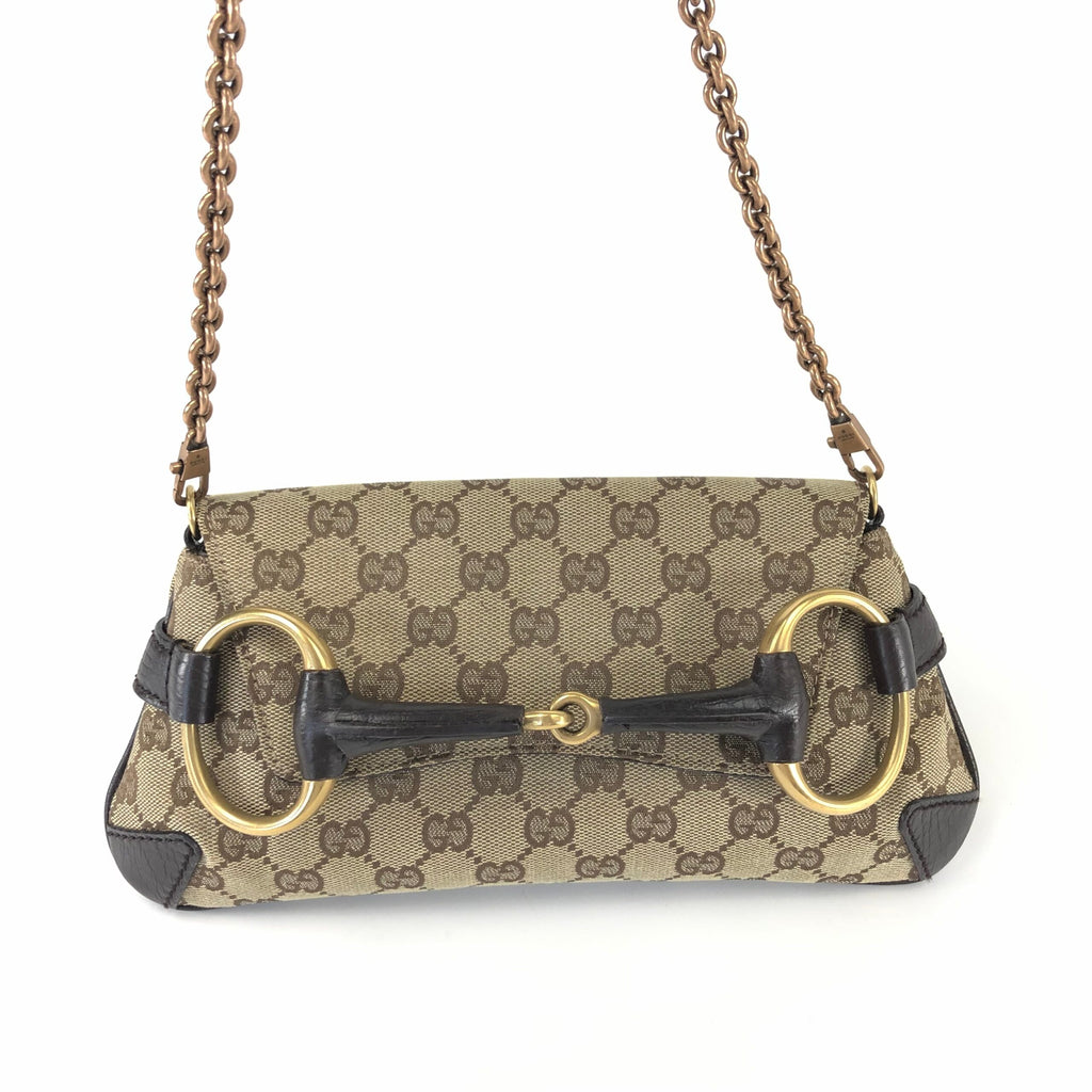 GUCCI TOM FORD HORSEBIT CHAIN SHOULDER BAG