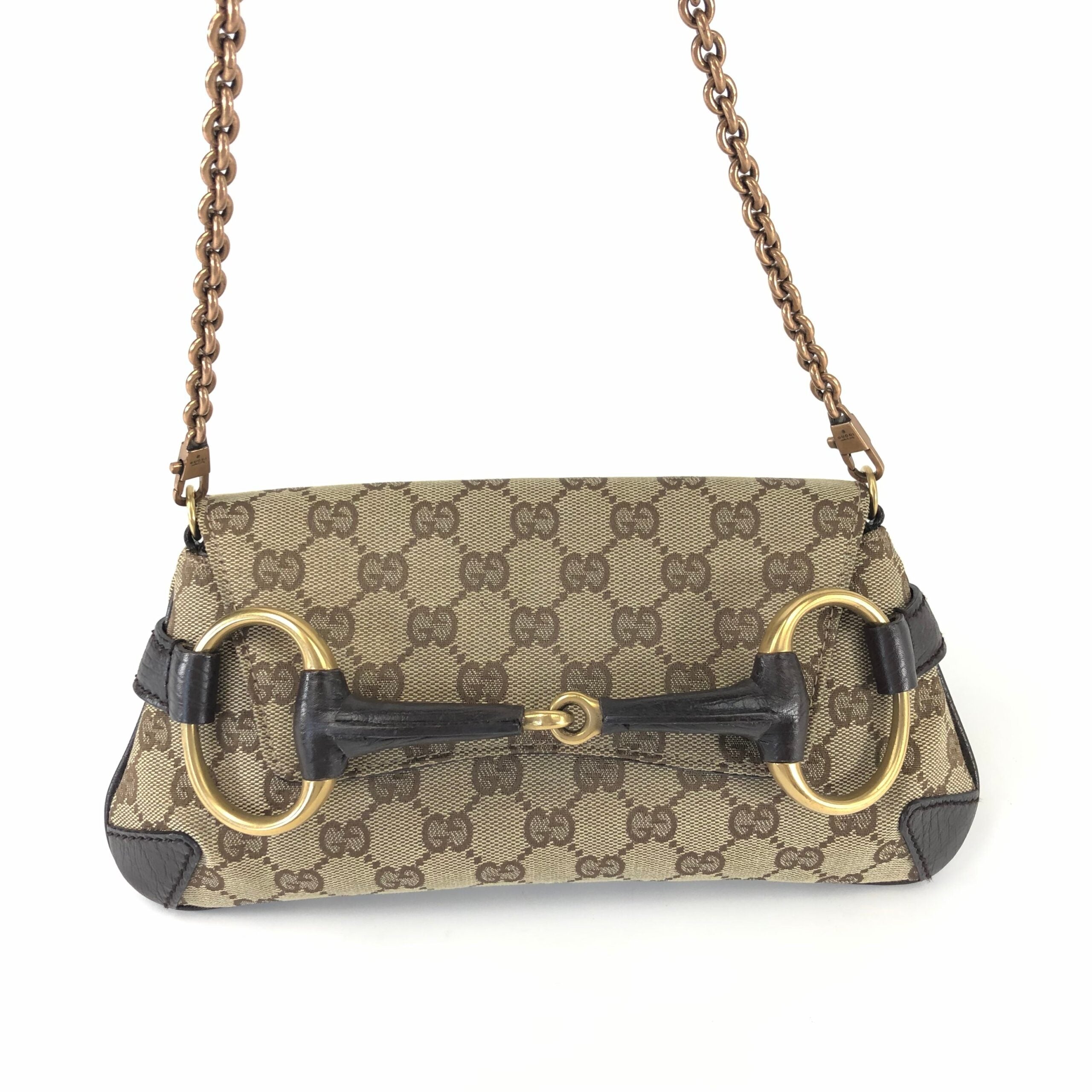 GUCCI TOM FORD HORSEBIT CHAIN SHOULDER BAG