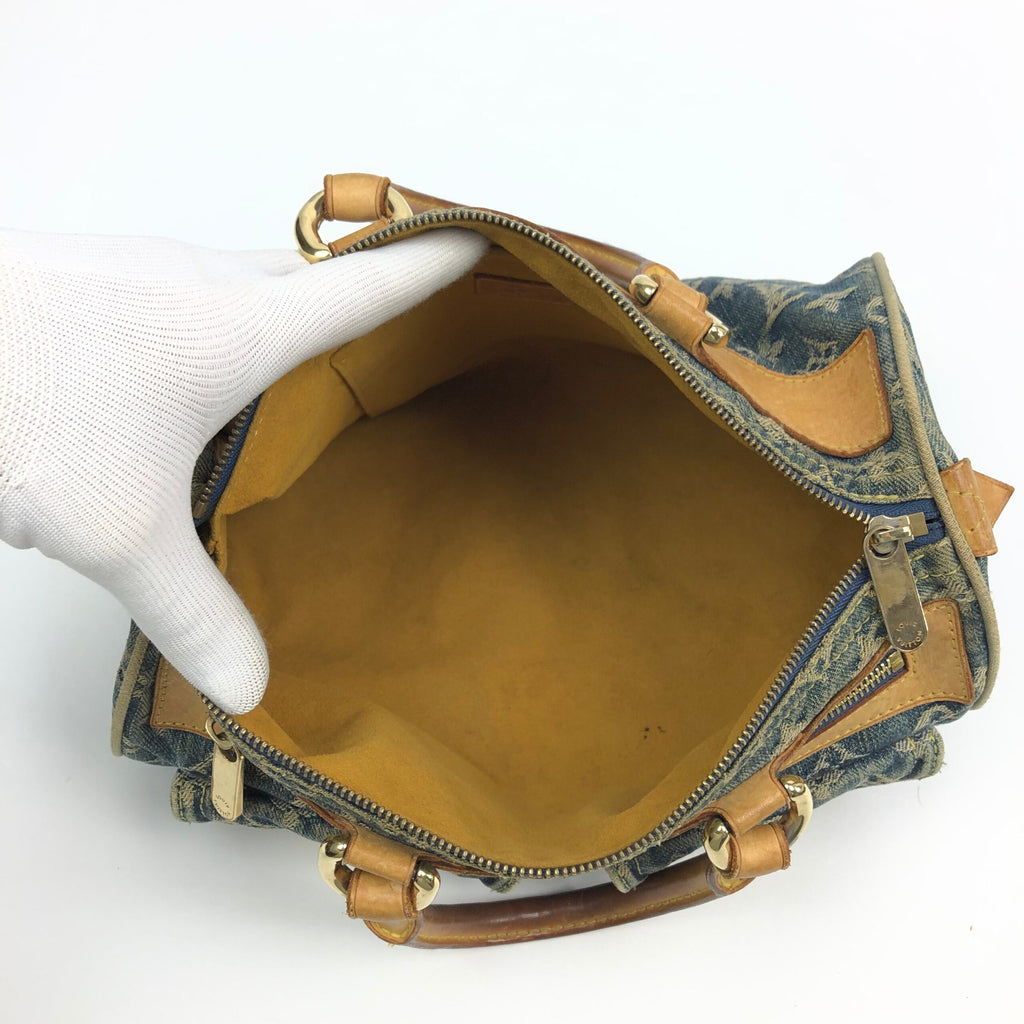 LOUIS VUITTON NEO SPEEDY DENIM BAG