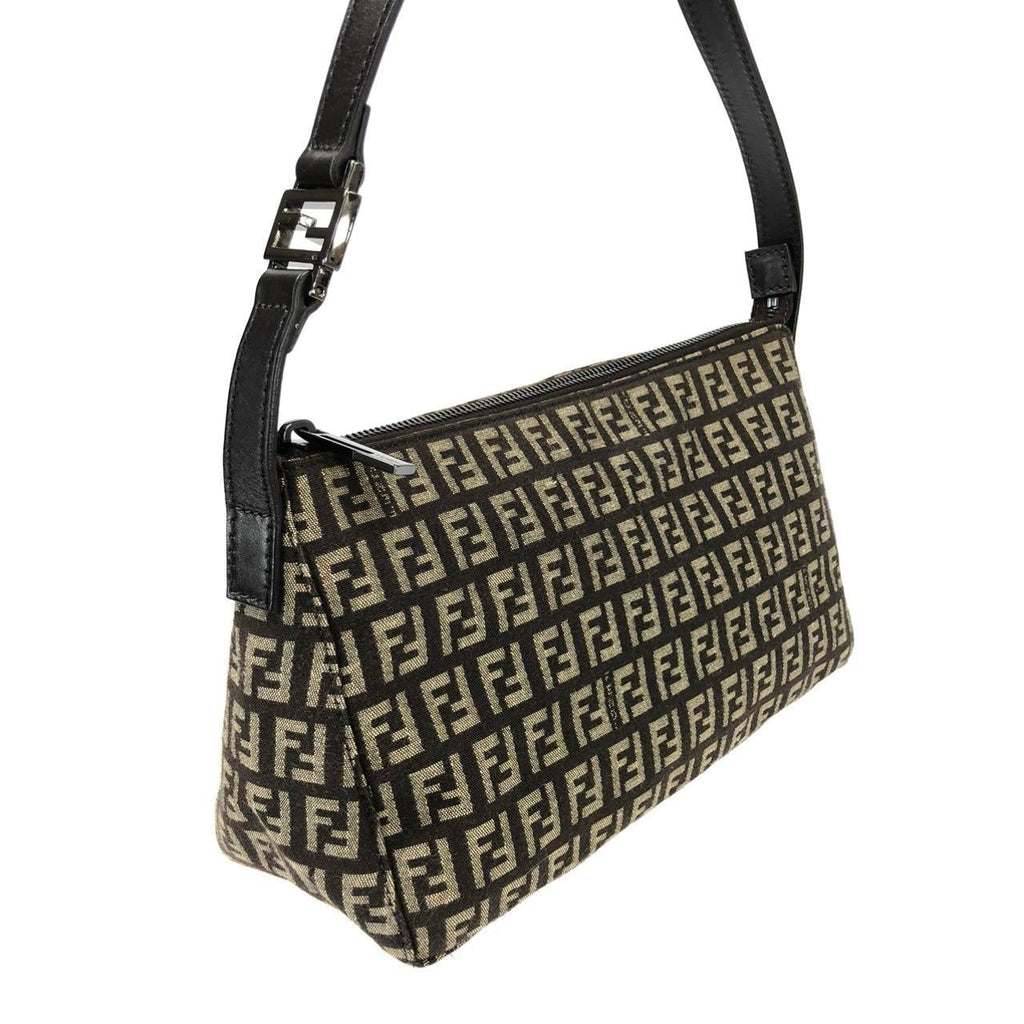 AUTHENTIC FENDI ZUCCA SHOULDER BAG