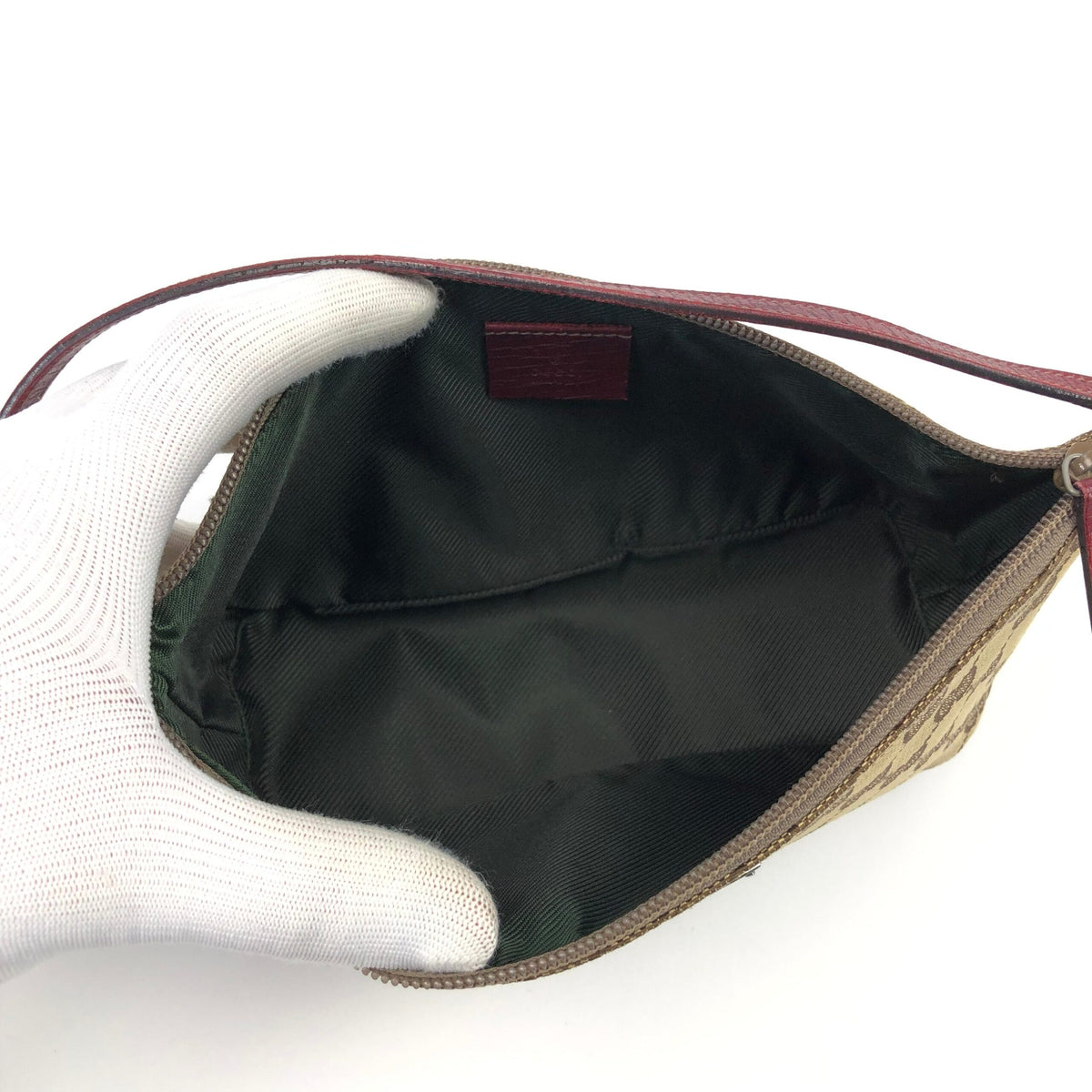 GUCCI MONOGRAM SHOULDER BAG