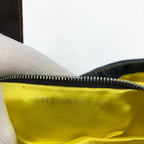 FENDI DENIM BEADED BAGUETTE BAG