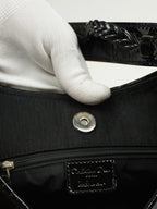 CHRISTIAN DIOR CROCODILE EMBOSSED CORSET HOBO