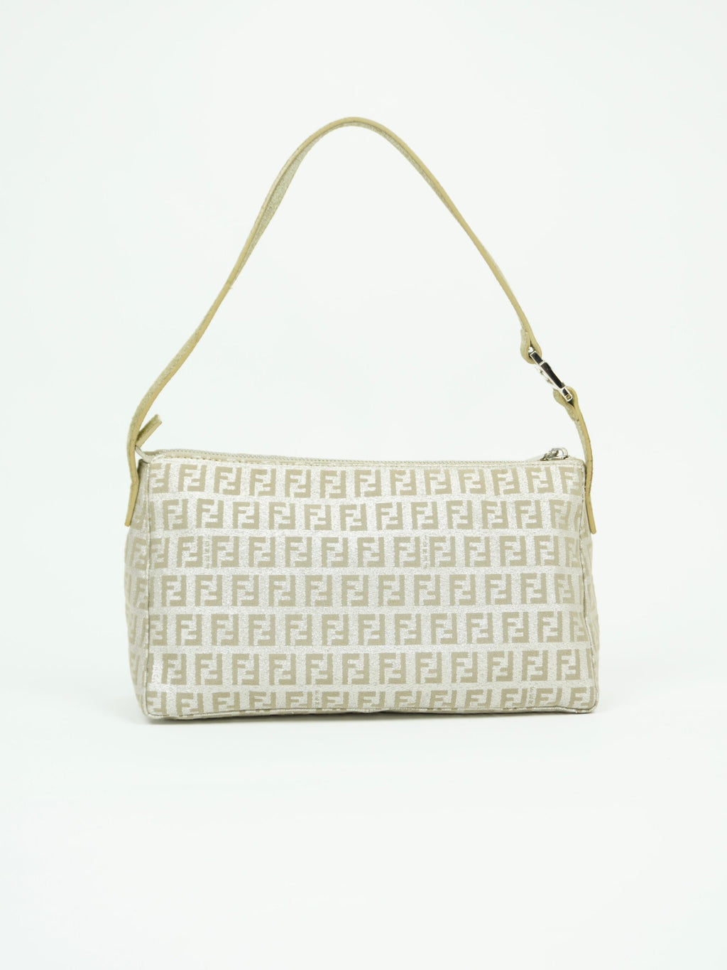 FENDI ZUCCA SHIMMER SHOULDER BAG