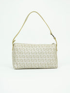 FENDI ZUCCA SHIMMER SHOULDER BAG