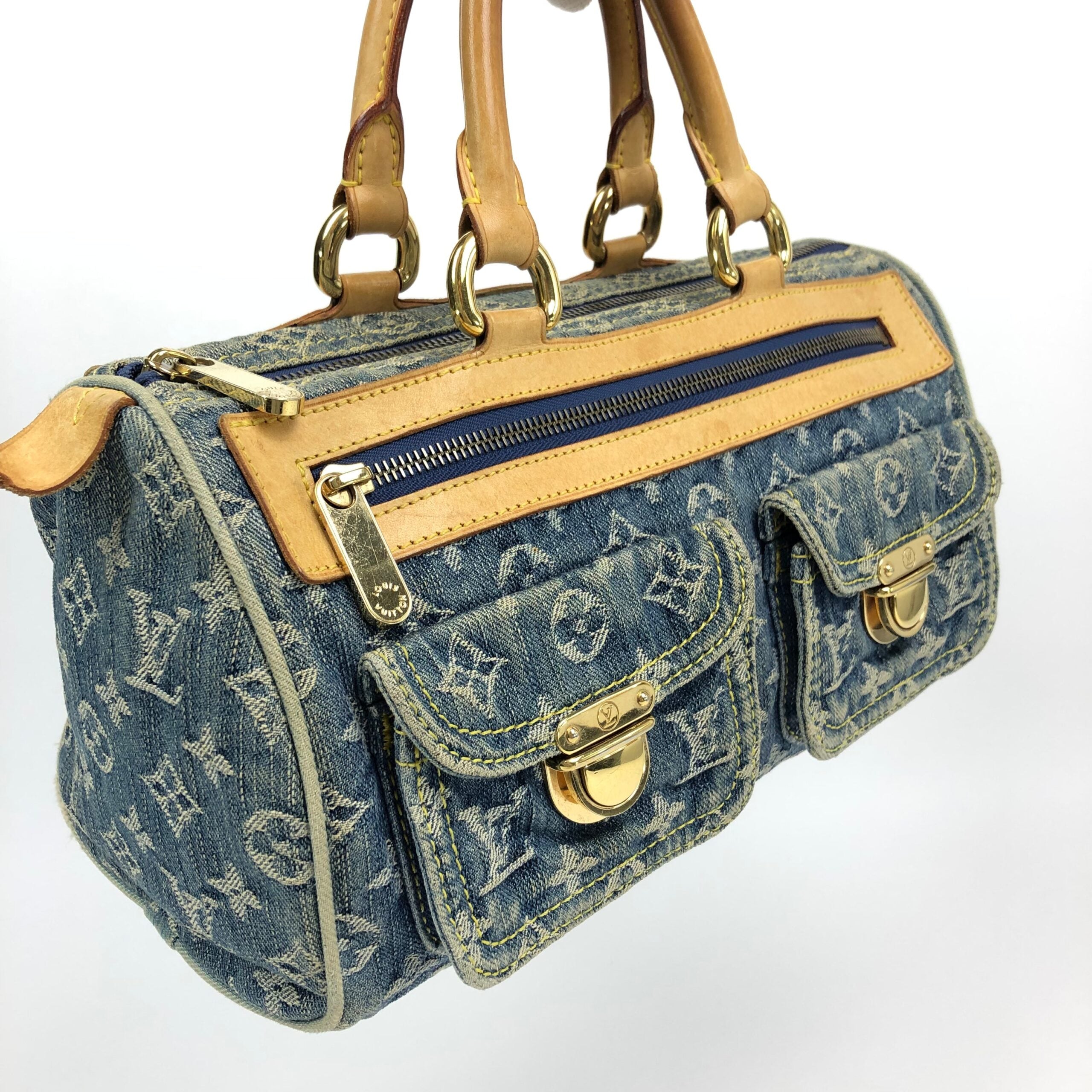 LOUIS VUITTON NEO SPEEDY DENIM BAG