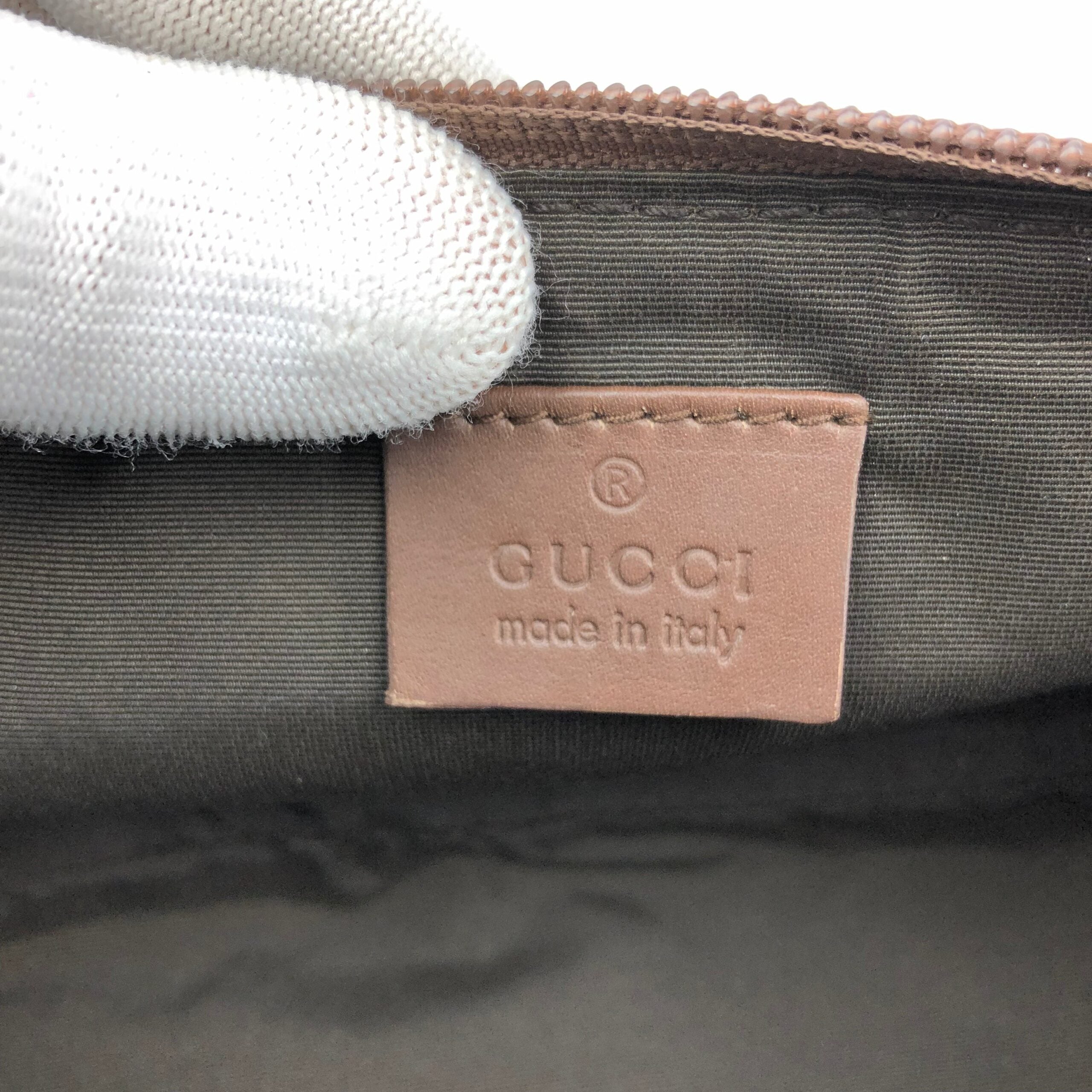 GUCCI MONOGRAM SHOULDER BAG