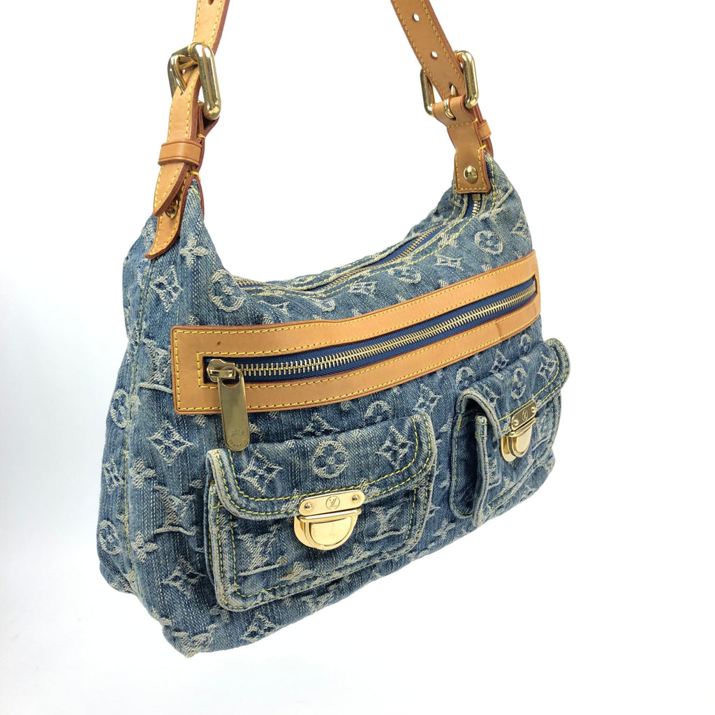 LOUIS VUITTON BAGGY PM DENIM SHOULDER BAG
