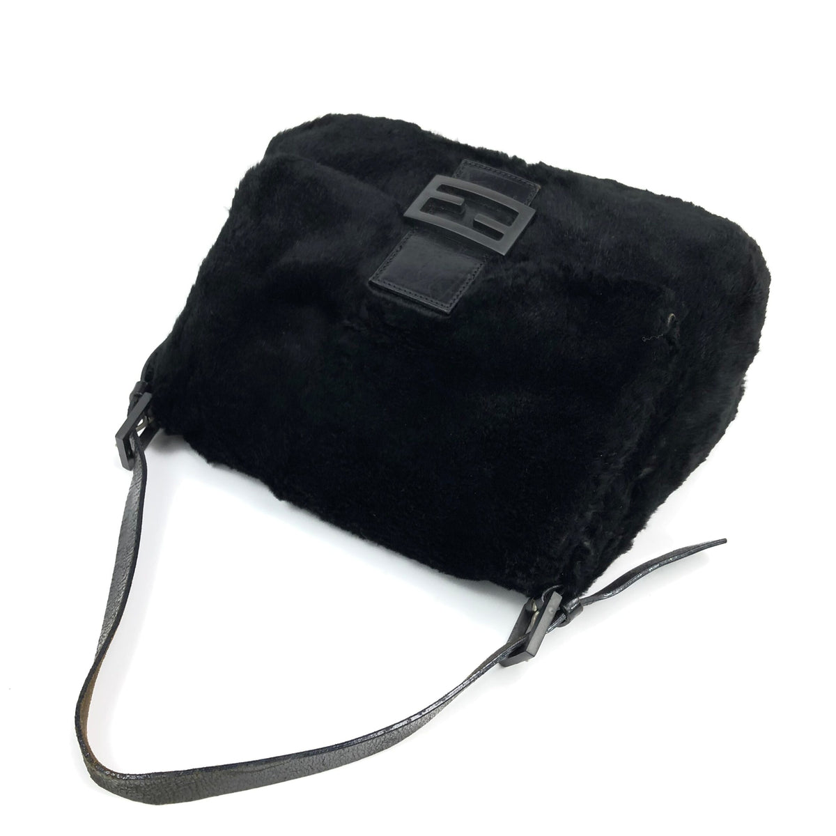 FENDI MINK FUR MAMA BAGUETTE SHOULDER BAG