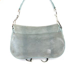 CHRISTIAN DIOR EXOTIC SOFT LIZARD LEATHER DOUBLE SADDLE BAG