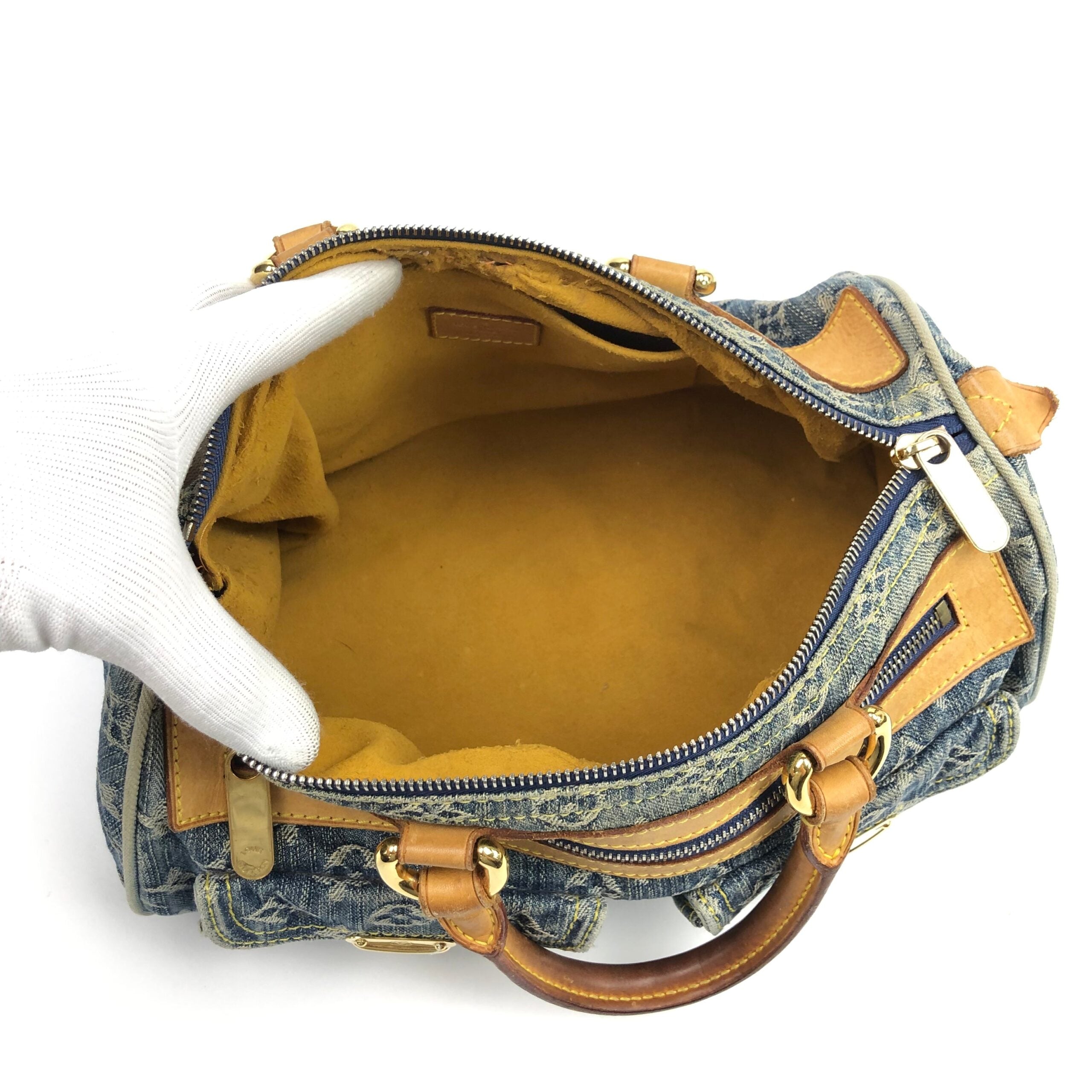 LOUIS VUITTON DENIM NEO SPEEDY BAG