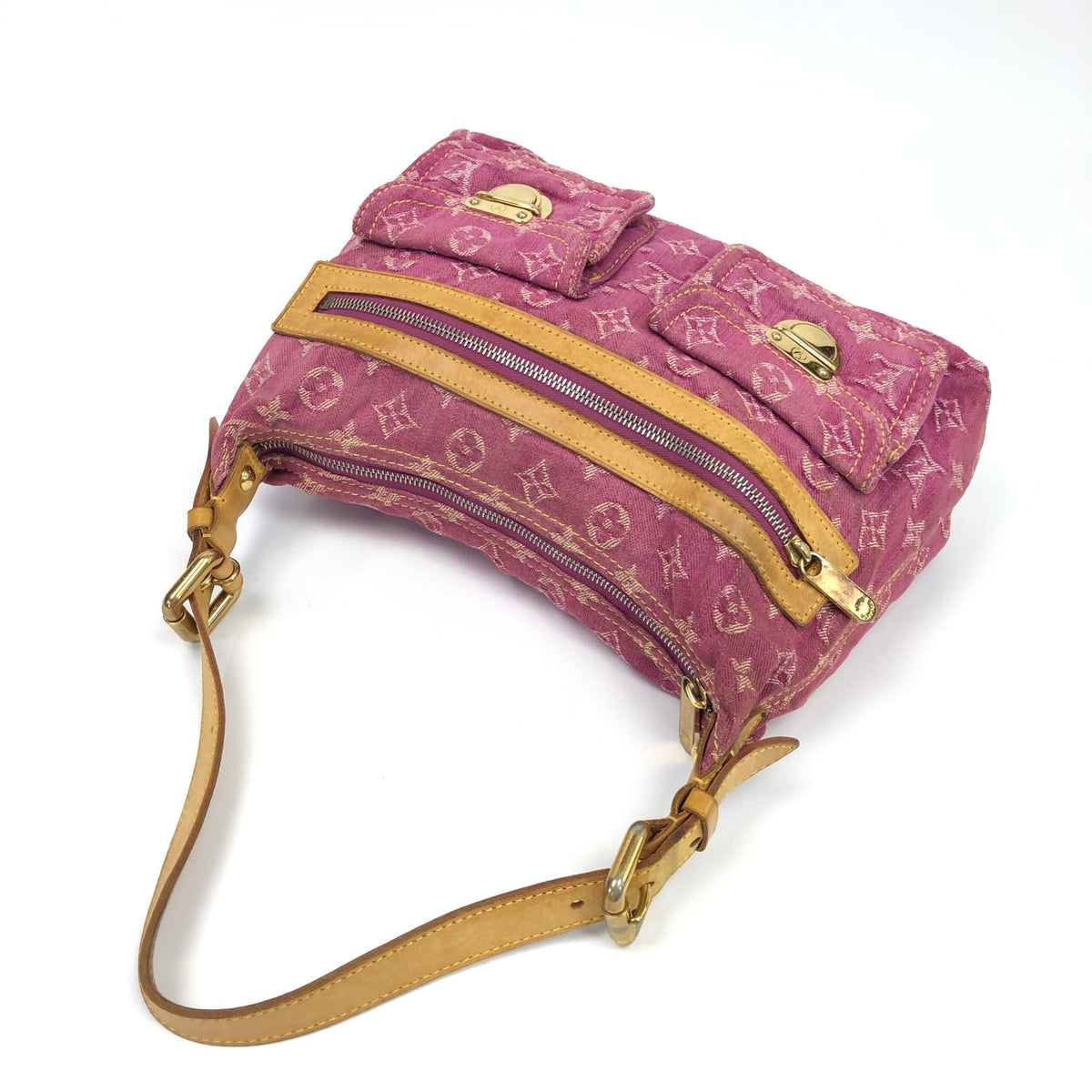 LOUIS VUITTON BAGGY PM DENIM SHOULDER BAG