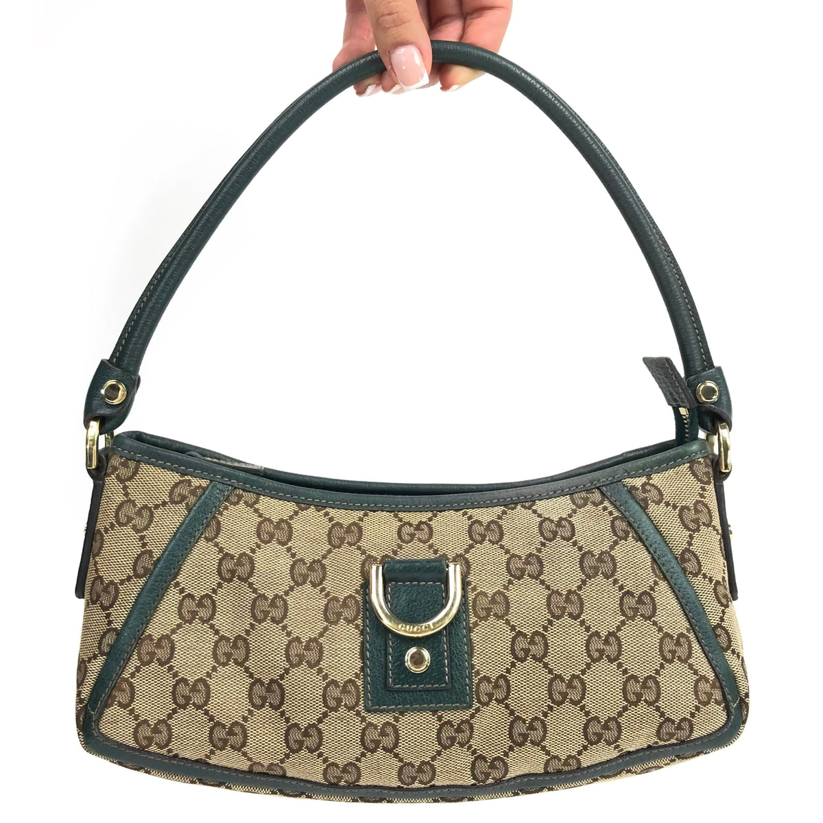 GUCCI MONOGRAM SHOULDER BAG