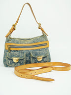 LOUIS VUITTON BAGGY PM DENIM SHOULDER BAG