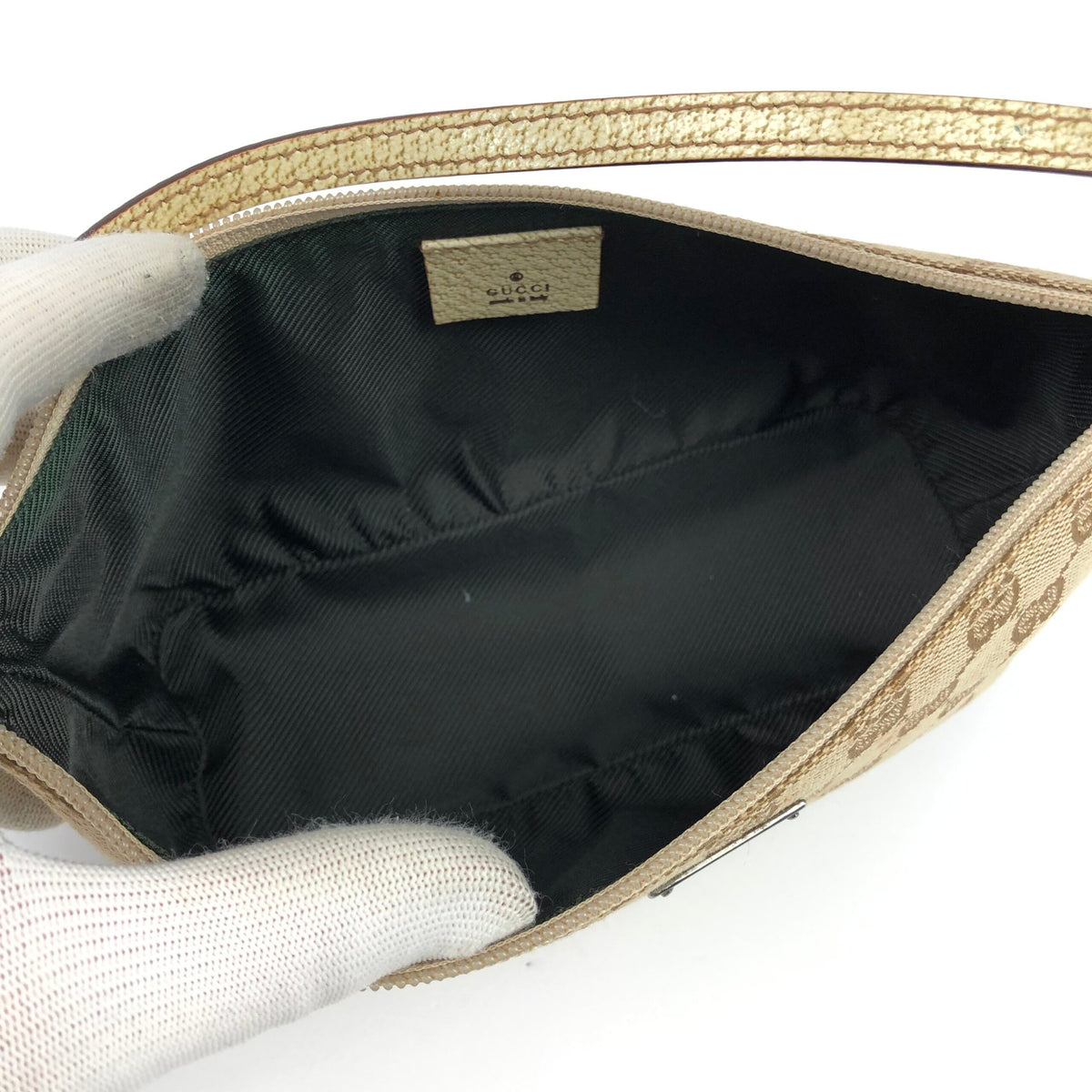 GUCCI MONOGRAM SHOULDER BAG