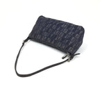 FENDI ZUCCA DENIM SHOULDER BAG
