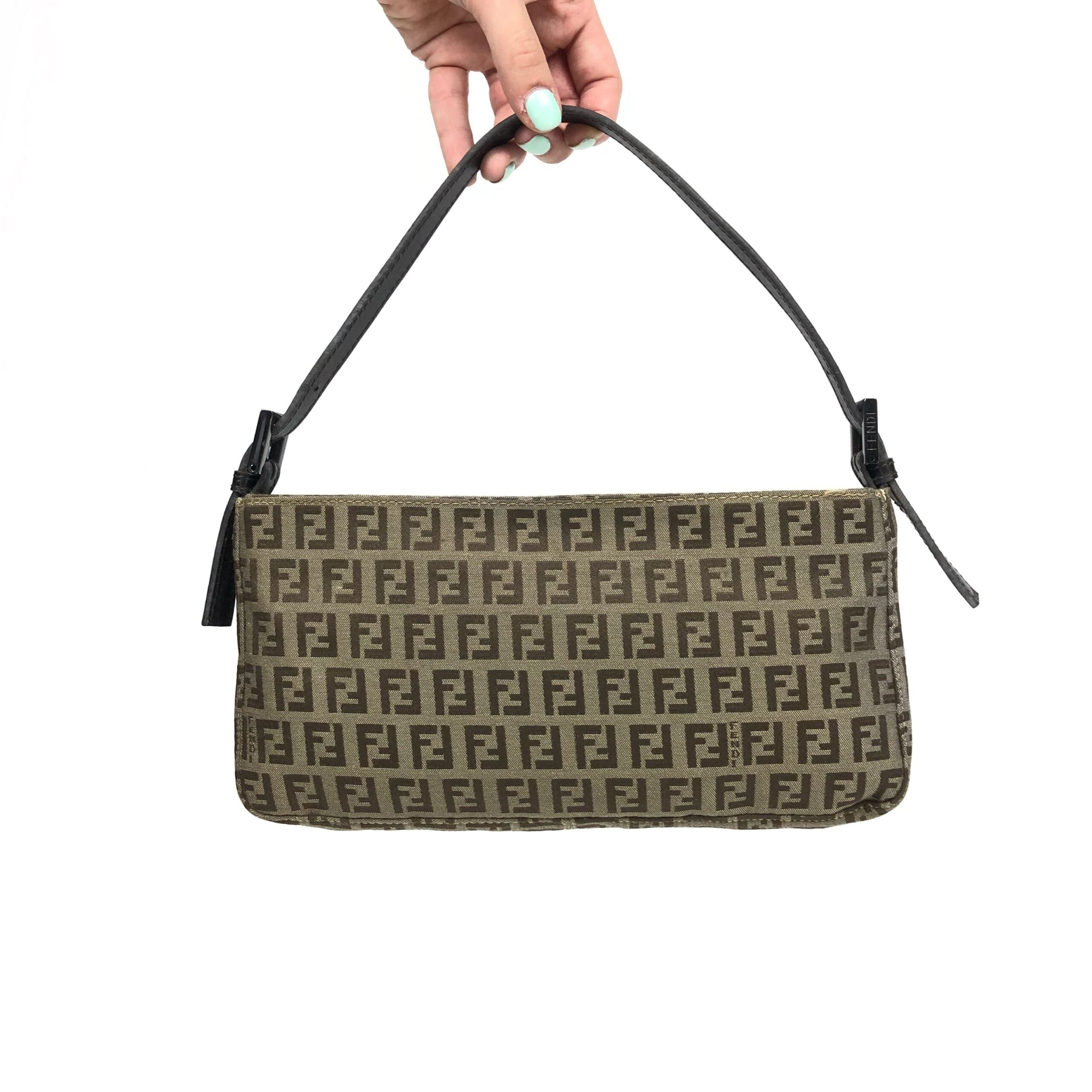 FENDI ZUCCA SHOULDER BAG